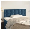 Image de Tête de lit Bleu foncé 80x5x78 88 cm Velours