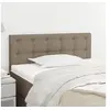 Image de Tête de lit Taupe 90x5x78 88 cm Tissu