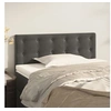 Image de Tête de lit Gris foncé 90x5x78 88 cm Velours
