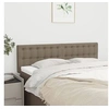 Image de Têtes de lit 2 pcs Taupe 72x5x78 88 cm Tissu