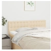 Image de Hoofdborden 2 st 72x5x78/88 cm stof cràmekleurig346461