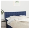 Image de Hoofdborden 2 st 72x5x78/88 cm stof blauw346462