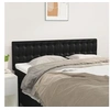 Image de Têtes de lit 2 pcs Noir 72x5x78 88 cm Similicuir