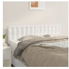 Image de Têtes de lit 2 pcs Blanc 72x5x78 88 cm Similicuir