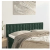 Image de Hoofdborden 2 st 72x5x78/88 cm fluweel donkergroen346473