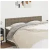 Image de Hoofdborden 2 st 80x5x78/88 cm stof taupe346480