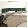 Image de Hoofdborden 2 st 80x5x78/88 cm fluweel donkergroen346493