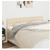 Image de Hoofdborden 2 st 90x5x78/88 cm stof cràmekleurig346501