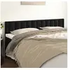 Image de Hoofdborden 2 st 90x5x78/88 cm fluweel zwart346512