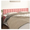 Image de Hoofdborden 2 st 90x5x78/88 cm fluweel roze346515