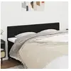 Image de Hoofdborden 2 st 100x5x78/88 cm stof zwart346518