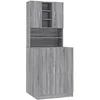 Image de Armoire pour machine à laver Sonoma gris Bois d'ingénierie