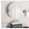 Image de Badkamerkast met ronde spiegel en LED 54 x 54 x 17,5 cm grijs345589