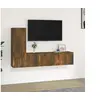 Image de Ensemble de meubles TV 3 pcs Chêne fumé Bois d'ingénierie
