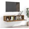 Image de Ensemble de meubles TV 2 pcs Chêne fumé Bois d'ingénierie3120278