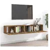 Image de Ensemble de meubles TV 2 pcs Chêne fumé Bois d'ingénierie3120281