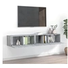 Image de Ensemble de meubles TV 2 pcs Sonoma gris Bois d ingénierie