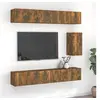 Image de Ensemble de meubles TV 7 pcs Chêne fumé Bois d ingénierie