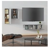 Image de Ensemble de meubles TV 4 pcs Sonoma gris Bois d'ingénierie