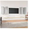 Image de Tv-meubelen 4 st 30,5x30x90 cm bewerkt hout grijs sonoma eiken3120330