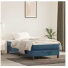 Image de Matelas de lit à ressorts ensachés Bleu foncé 80x200x20 cm347692