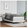 Image de Matelas de lit à ressorts ensachés Blanc 90x190x20cm Similicuir347703
