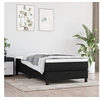 Image de Matelas de lit à ressorts ensachés Noir 90x200x20 cm Tissu347716