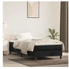 Image de Matelas de lit à ressorts ensachés Noir 90x200x20 cm Velours