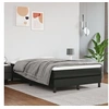 Image de Matelas de lit à ressorts ensachés Noir 120x200x20cm Similicuir347762