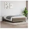 Image de Matelas de lit à ressorts ensachés Taupe 140x190x20 cm Tissu347778