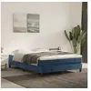 Image de Matelas de lit à ressorts ensachés Bleu foncé 140x190x20 cm