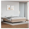Image de Pocketveringmatras 160x200x20 cm kunstleer cappuccinokleurig347827