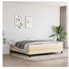 Image de Matelas de lit à ressorts ensachés Crème 180x200x20 cm Tissu