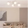 Image de Plafondlamp met glasbollen rond 4xG9337908