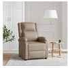 Image de Fauteuil de relaxation, massant similicuir cappuccinokleurig