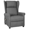 Image de Fauteuil de relaxation, massant tissu gris clair