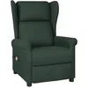 Image de Fauteuil de massage Vert foncé Tissu