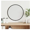 Image de Mural Miroir de Maquillage Coiffeuse Cosmétique Décoration de Chambre à Coucher Salle de Bain Salon Intérieur Noir Ø 348184