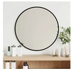 Image de Mural Miroir de Maquillage Coiffeuse Cosmétique Décoration de Chambre à Coucher Salle de Bain Salon Intérieur Noir Ø 348185