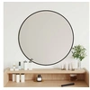 Image de Mural Miroir de Maquillage Coiffeuse Cosmétique Décoration de Chambre à Coucher Salle de Bain Salon Intérieur Noir Ø 348187