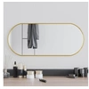Image de Miroir mural Doré 70x30 cm Ovale
