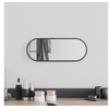 Image de Wandspiegel 40x15 cm ovaal zwart348202
