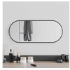 Image de Miroir Mural Miroir de Maquillage Coiffeuse Cosmétique Décoration de Salle de Bain Toilette Salon Intérieur Noir 348204