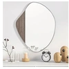 Image de Wandspiegel 60x50 cm zilverkleurig348249