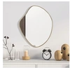 Image de Miroir mural Doré 50x40 cm