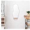 Image de Wandspiegel 80x35 cm zilverkleurig348256