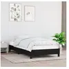 Image de Cadre de lit sans matelas noir 90x190 cm tissu