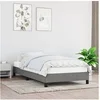Image de Bedframe zonder matras 100x200 cm stof donkergrijs346697