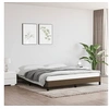 Image de Bedframe zonder matras stof donkerbruin 160x200 cm346731