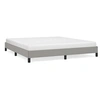 Image de Cadre de lit sans matelas gris clair 180x200 cm tissu